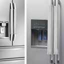 Nuovoware Refrigerator Door Handle Covers, Kitchen Appliance Fridge Oven Microwave Dishwasher Door Cloth Antiskid Protector Gloves, Keep Off Fingerprints, Liquid, Oil Stain (Light Gray, 4 Pieces)