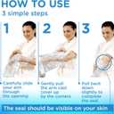Mighty-X 100% Waterproof Cast Covers for Shower Arm - Tight Seal - 3pk Adult Reusable Cast Protectors - Half Arm Bag Sleeves