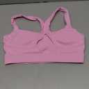 Yvette Yoga Sports Bras for Women Light Support Sexy Criss Cross Back Bra with Removable Pad Size S