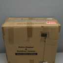 Outdoor Heaters for Patio, 12H Timer&3 Heat Level, IP54 Waterproof Electric Heater, 1500W Infrared Heating Covers 300Sq.ft, Tip-Over Protection, Towel Bracket, Remote, 83" Patio Heaters for Outdoor Use