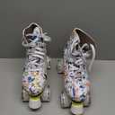 Ugboiu Derby Skates for Women and Men - 4 Wheel Classic Roller Skates for Indoor and Outdoor 36