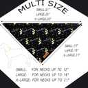 Realeaf Graduation Dog Bandanas 2 Pack, Reversible Pet Scarf for Boy and Girl, Premium Durable Fabric, Holiday Bandana for Small Medium Large and XLarge Dogs (Graduation, X-Large)