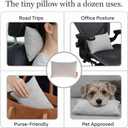 Pipsqueak Microfiber Pillow - Small, Mini, Tiny - 11 x 7 in - Perfect for Travel, Cars, Airplanes, Camping, Dogs, Toddlers, Kids, Lumbar, Knees and Neck - Ages 2 Yrs and Up