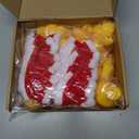 Liliful 48 Pcs Christmas Rubber Ducks with Hat Xmas Mini Rubber Ducks in Bulk Holiday Party Favors Bath Toys for Christmas Party Decor Gift (Santa Hat)