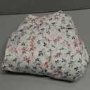 HoneiLife Duvet Dover King Size - 100% Cotton Comforter Cover Floral Duvet Cover Sets, Breathable Duvet Cover with Zipper Closure & Corner Ties, 3-PC Wildflower Comforter Cover Sets, Red Bean