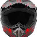 CARTMAN Adult Dirt Bike Helmet, DOT Approved Full Face Motorcycle Helmet, Matte Black and Yellow for Motocross, ATV, Offroad, Dirtbike