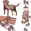 Outdoor Wind chimes Decor, Dogs Wind Chimes for Home, Patio, Porch, Lawn, Indoor, Garden Dog Decoration, Mobile Dog Wind Catcher, Music Wind Bells, Memorial Gifts, Festival Gifts for Mom/Grandma/Woman