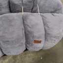 Hobestluk Bean Bag Chairs Large Bean Bag Couch for Adults Stuffed Sofa Chair Comfy Giant Bean Bag Chair with Spacious Design for Reading, Playing or Relaxing (Grey)