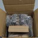 Black Interior Privacy Door Levers, Privacy Door Handle Set Moden Square Base Door Lock for Bedroom Bath, Reversible Keyless Turn Lock Round Corner Door Handles fit Left or Right Sided Door (1 Pack)