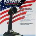 Astatic 302-AST878DM CB Desk Microphone, Black, Auxiliary