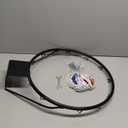 18" Basketball Rim Replacement, Wall-Mounted Basketball Hoop with Net, Double Spring Solid Rim, Indoor/Outdoor