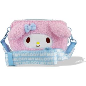 Sonix x Sanrio Plush Phone Wallet - Fuzzy Character Crossbody Bag, Furry Phone Pouch, Universal Smartphone Purse - My Melody