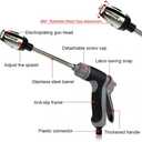 Aquoxis Pressure Washer 15X More Powerful Than Hoses, Aquoxis Spray Nozzle, with 360 Rotating for Three Spray Modes, Easy Installation, Universal Compatibility (with Foam Pot + 3 Metal Connector)