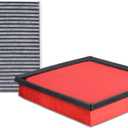 Kefly CA12377 Engine Air Filter & CF12157 Cabin Air Filter Fit for Toyota 2018-2025 Camry, 2020-2025 Highlander, 2019-2022 Avalon, 2019-2025 RAV4, Lexus (Not Fit for Hybrid)