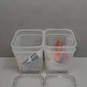 Flour Sugar Storage Containers (5.3L/4pk) Great Rice Canisters Sets For The Kitchen pantry, Large Food Storage Containers With Lids Airtight