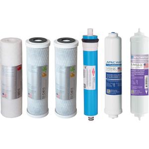 APEC 90 GPD Complete Replacement Filter Set for Ultimate Series Alkaline Reverse Osmosis Water Systems (Filter-MAX-PH)