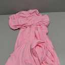 Women Transformer Hi Low Evening Long Prom Dress Halter Convertible Multi Way Spaghetti Strap Wedding Cocktail Maxi Gown (Pink, X)