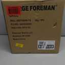 George Foreman 4-Serving Removable Plate Electric Grill and Panini Press, George Tough Non-Stick Coating, Drip Tray Catches Grease, Black