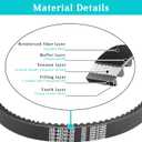 10L0L Secondary Driven Clutch Belt Kit for Yamaha G2 G8 G9 G11 G14 G16 G20 G21 G22 G28 Golf Cart 1985-2007, Replace JN6-G6270-00 JN6-G6271-02 J55-G6270-01