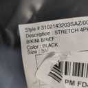 2(X) IST mens Cotton Stretch Bikini Brief 4-pack (Small, Black)