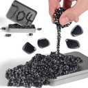 Magnetic Balls,Fidget Toys,700+Mini Magnetic Ferrite Putty,with 4 Large Smooth Magnetic BeadsStress Relief Sensory Desk Toys for Office Stress/Anxiety Relief ,Gifts for TeenAdults Gifts.Black