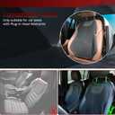 Lumbar Support Pillow for Car Improve Lower Back Pain Relief & Sitting Posture Back Support,Gel Lumbar Seat Cushion for Car,Gel Car Seat Back Support Ergonomic Lumbar Comfort for Long Sitting,Black