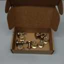 Asidrama 10 Pack Champagne Bronze Kitchen Cabinet Knobs Dresser Knob Drawer Knobs Cabinet Hardware Zinc Knob for Dresser Drawers