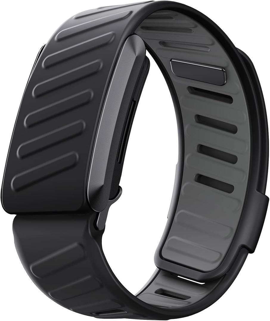 Quick-Dry Silicone Sport Band for WHOOP 4.0 Band Strap For Men Women,Breathable Waterproof Sport Adjustable Replacement Wristbands Straps for Whoop 4.0 Bands 5.5"-8.27" (140mm-210mm) (Black/Grey)