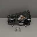 LEVERLOC Shower Caddy Suction Cup, 2 Pack suction shower shelf with Hooks & Soap holder, NO-Drilling Bathroom Holder, Rustproof bathroom organizer, Black