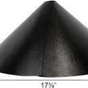 Woodlink NABAF18 Audubon Wrap Around Squirrel Baffle, 18-Inch - Black 