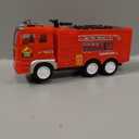 Ynanimery Large Fire Trucks for Toddlers 3-5, Toy Trucks for Toddlers Boys 3 4 5 Birthday Gifts, Kids' Play Truck with 4D Lights & Real Firetruck Siren Sound - Automatic Bump Go Technology