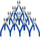 Wire Cutters 10 Pack, KAIHAOWIN 6 inch Dikes Small Wire Cutters Flush Cutters Wire Snips Clippers Diagonal Cutters Side Cutters Cutting Pliers for Crafting