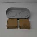 Elevated Dog Bowls Set, Ceramic Pet Food & Water Bowls with Non-Slip Stand, No Spill Design for Cats/Small Medium Dogs Gray