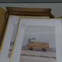 11x14 Picture Frame- 11x14 Aluminum Photo Frame with 8x10 Mat, High-Definition Plexiglass Front, and Hanging Hardware - Ideal for Wall or Tabletop Display - Premium Metal Frame Collection, Gold,3 Pack