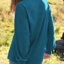 WIHOLL womens Soft (Blue, M)