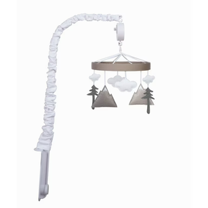 Mountain Crib Mobile - Nature Baby Mobile for Crib - Musical Crib Mobile - Fun Whimsical Musical Mobile for Cribs - Rotating Nursery Mobile for Crib - Baby Crib Mobile for Boys and Girls