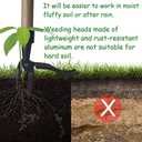 2 x DSWINCE Stand Up Weed Puller Head Replacement Weed Picker Tool Gardening Hand Tools for Dandelion, Weeder Root Tool No Bending Weeder,for Backyard Lawn Patio -NO Handle