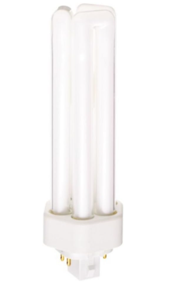 Sylvania Dulux T/E/in CFL Compact Fluorescent Light Bulb 4 Pin 42W, 1 Pack
Triple Tube, GX24q-4 Base, 42 Watt Long Lasting Energy Efficient Light Bulb, 12000 hr Life, Dimmable, 3500K Neutral White