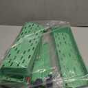 SPACELEAD Slim Storage Cart 3 Tier,Bathroom Organizer Rolling Utility,Mobile Shelving Unit Slide Out for Office, Kitchen, Laundry Room & Narrow PlacesGreen