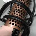 Hair Dryer Brush Blow Dryer Brush in One, Upgraded 4 in 1 Hair Dryer and Styler Volumizer with Negative Ion Anti-frizz Ceramic Titanium Barrel Hot Air Hair Straightener Brush