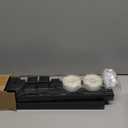 Cable Hider, 157in Delamu Cord Hider Wall for Wall Mounted TV, Wire Hider Kit, Paintable Cable Concealer Raceway Management for Home & Office, 10XL15.7 W0.95 H0.55in, Black