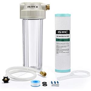 FS-TFC RV Water Filter System Reduces Bad Taste, Odors, Chlorine, Sediment for RVs, Gardening, Farming, Pets and Marines, Drinking & Washing Filter