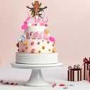 Tallew 42 PCS Cowboy Cake Decorations Cowgirl Cake Topper for Cow Western Theme Party Birthday Baby Shower Favors Supplies(Cowgirl Style)