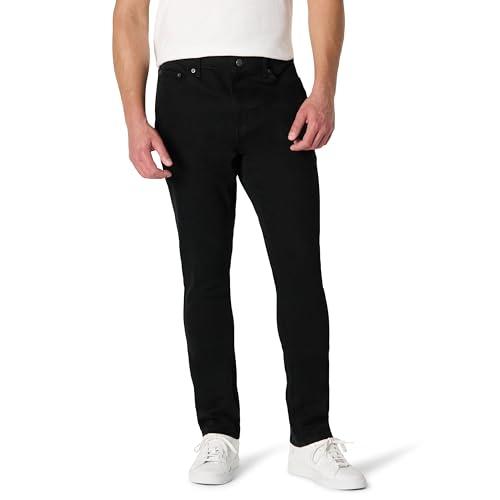 Amazon Essentials Men's Men's Low Stretch Slim-Fit Jean, Black-Midweight, 38WX28L