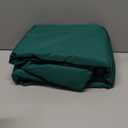 Nasitos 2 Pack Green 8ft Tablecloth Fitted-Open Back Folding Table Cover Washable and Wrinkle Resistant Table Cloth for Trade Show, Book Fair, Career Fair, Convention, Events