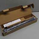 Heavy Duty Curtain Rods for Windows 28 to 48 Inch, 1 Inch Adjustable Black Curtain Rod with Easy Installation and Modern Design (A1,Black,30-60")