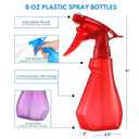 DilaBee 8oz 4-Pack Empty Spray Bottles for Cleaning Heavy Duty, Small Spray Bottle for Hair, Plant Mister, Squirt Bottle for Cats, Spritzer Bottles for BBQ - Multi-color Water Sprayer - BPA-Free