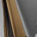 Amazon Basics Adjustable Curtain Rods for Windows, Round Finials, 1-Inch Rod, 72" to 144", Black, Pack of 1