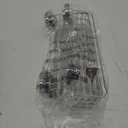 TAILI Shower Caddy Suction Cup 2 Pack with Hooks and Soap Holder, Heavy Duty Shower Organizer for Bathroom, No Drilling Silver bathroom suction shelves