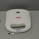 Mini Pizzelle Maker Machine with a 3'' Cutter, Mini Stroopwafel Iron, Bake 2 x 4'' Pizzelles or 3'' Stroopwafels, Excellent for Holiday, Party, Dessert Treat Making & More